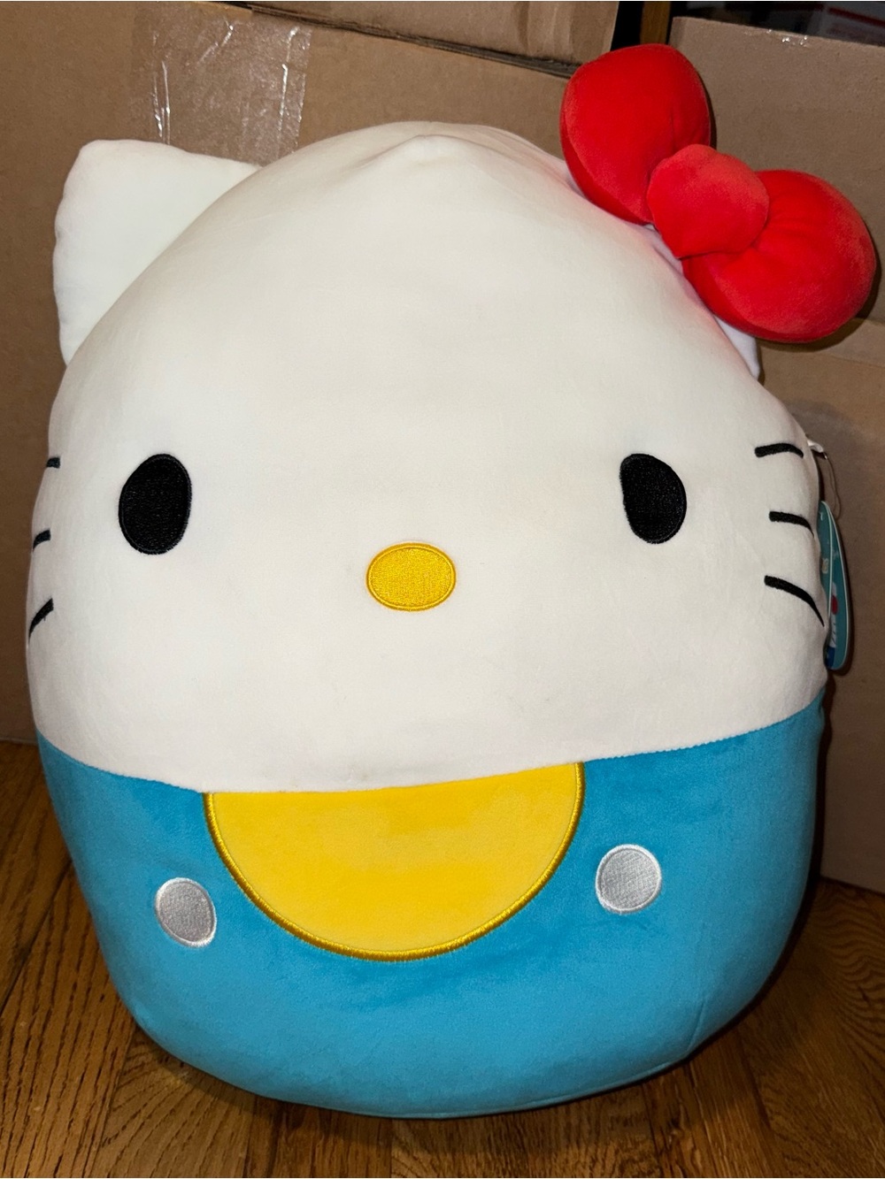 Squishmallows Hello Kitty Plush - White, Red, Blue, Yellow 16in